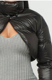 The “PrettyGirl” Cropped Puffer