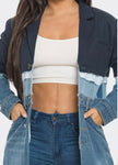 The “FlyGirl” Denim Blazer