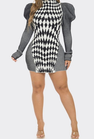The “Mob Wife” Mini Dress