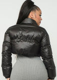 The “PrettyGirl” Cropped Puffer