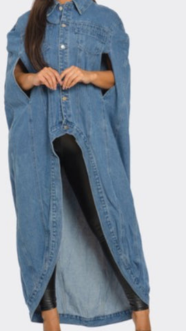 The “Cape-Able” Denim Cape