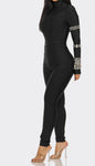 The “Attention Please” Bandge Jumpsuit