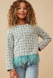 The “Class Cutie” Tweed Top