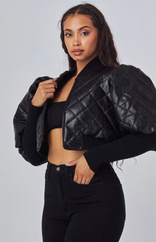 The “CheckMate” Cropped Jacket
