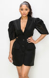 The “Naomi“ Cut Out Blazer Dress